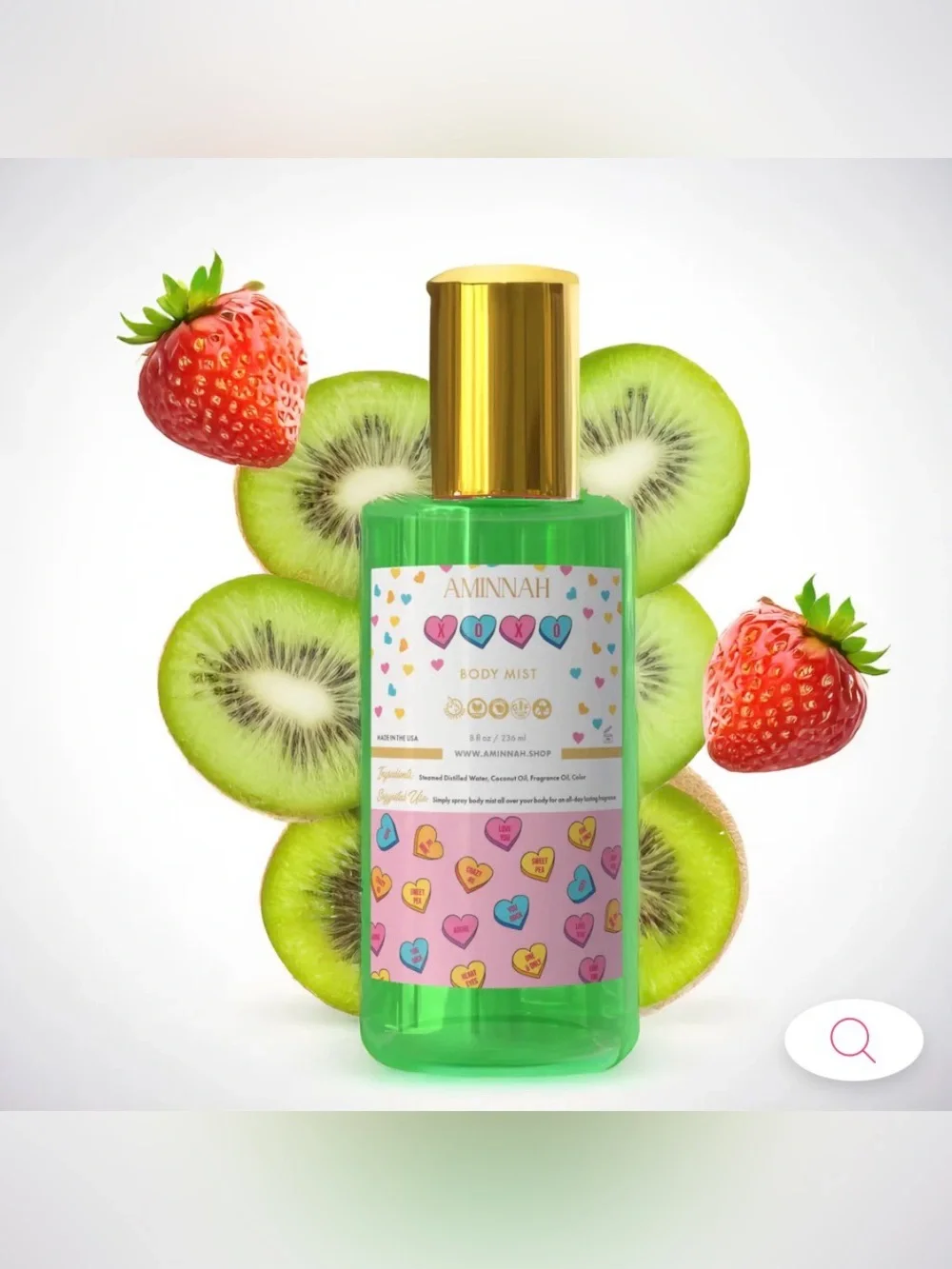 NWT Aminnah XOXO body mist retails $48.00 USD